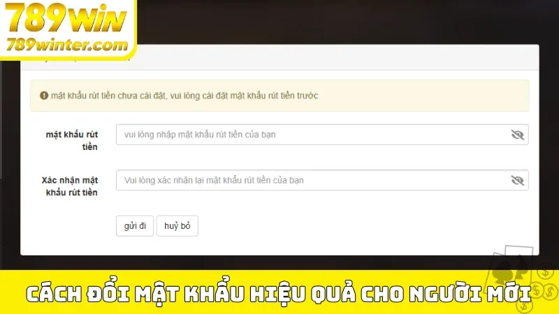 Cách đổi mật khẩu hiệu quả cho người mới