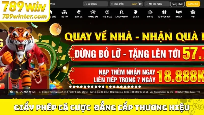 Giấy phép cá cược đẳng cấp thương hiệu